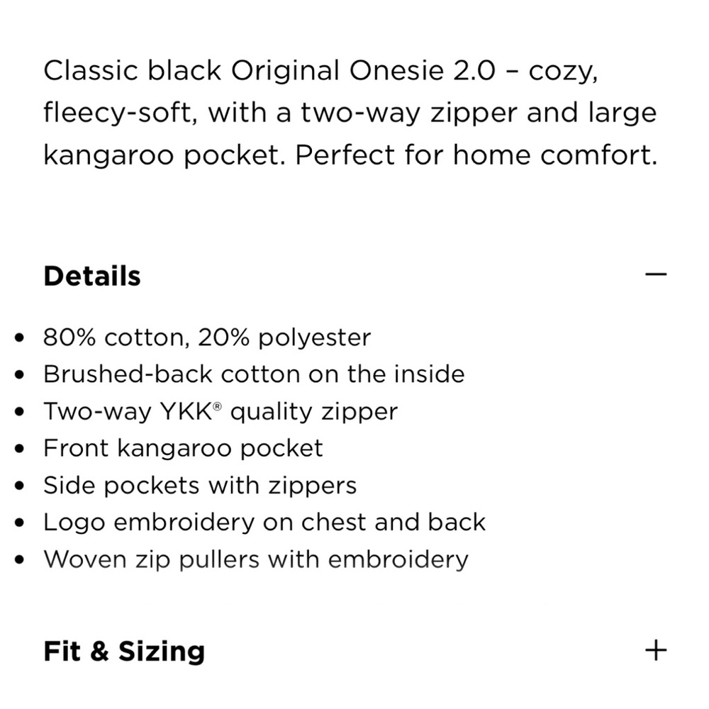 NWT Onepiece Original Onesie 2.0 - Picture 5 of 10